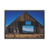 Barn Old Weathered Wooden Framed Poster