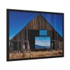 Barn Old Weathered Wooden Framed Poster