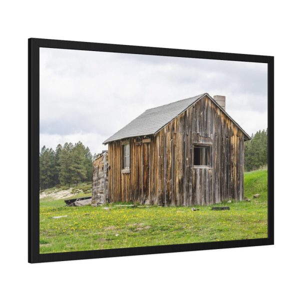 Old Cabin in Nature Framed Poster