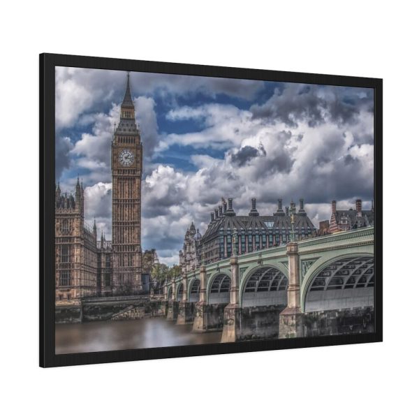 93855-1052.jpg London Big Bang Bridge Framed Poster