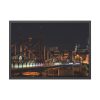 93855-1079.jpg Bridge and Church Framed Poster