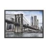 93855-1083.jpg Brooklyn Bridge, New York Framed Poster