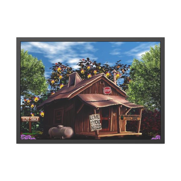 House Shack Hut Cabin Framed Poster