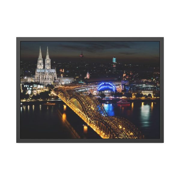 93855-1096.jpg Hohenzollern Bridge Framed Poster