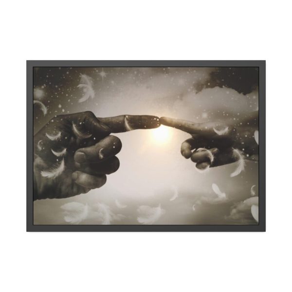 93855-1111.jpg Finger Contact Framed Poster