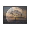 93855-1115.jpg Moon Tree Atmosphere Framed Poster