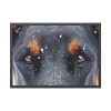 93855-112.jpg Eyes and Snowflakes Framed Poster