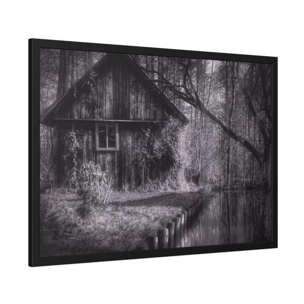 93855-1144.jpg Home Building Facade Hut Framed Poster