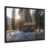 Fall Morning at Elk Tongue Patrol Cabin Framed Poster