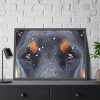93855-115.jpg Eyes and Snowflakes Framed Poster