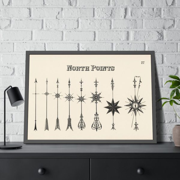 93855-1166.jpg Designs Draughtsman's Alphabets by Hermann Esser Framed Poster