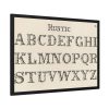 93855-1168.jpg Rustic Draughtsman's Alphabets by Hermann Esser Framed Poster