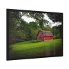 Red Rustic Barn Framed Poster