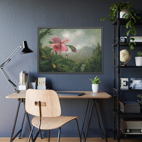 93855-134.jpg Heade Orchid by Martin Johnson Framed Poster