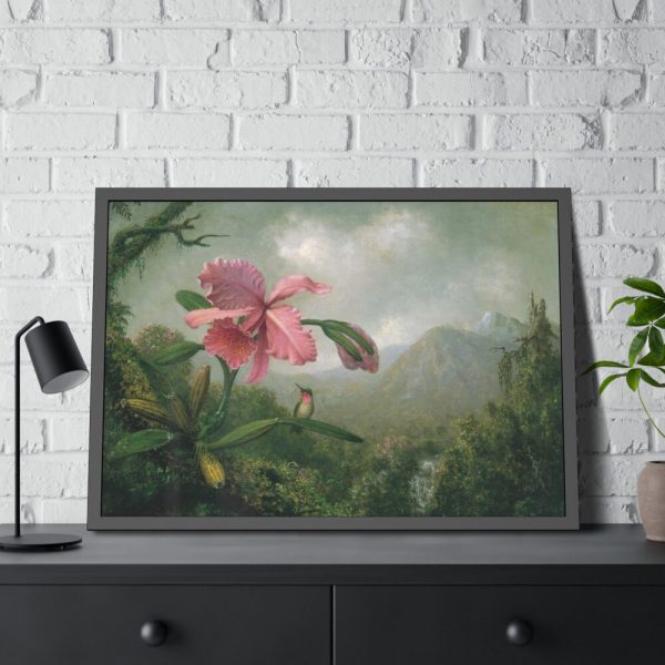 93855-135.jpg Heade Orchid by Martin Johnson Framed Poster