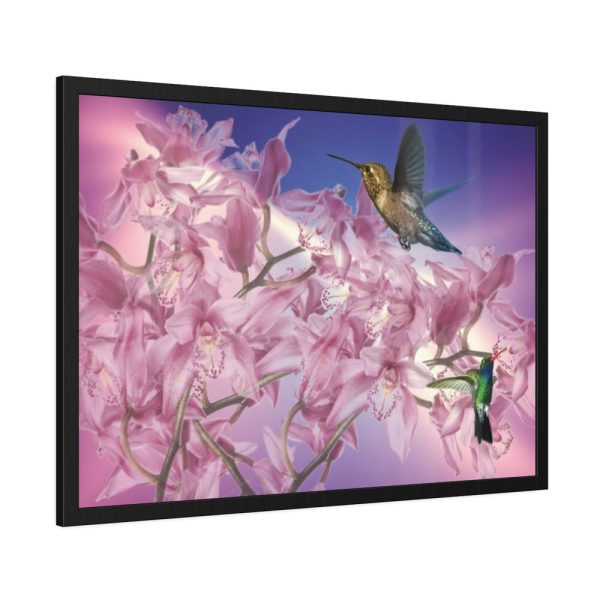 93855-145.jpg Pink Orchid Framed Poster