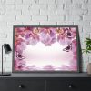 Orchid Background Flowers Framed Poster