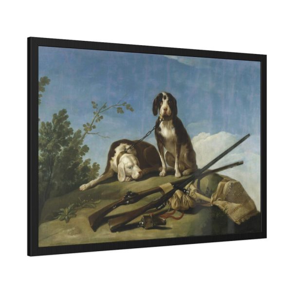 93855-169.jpg Hunting Dogs by Francisco Goya Framed Poster