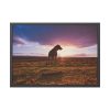 Free Dog at Sunset Framed Poster