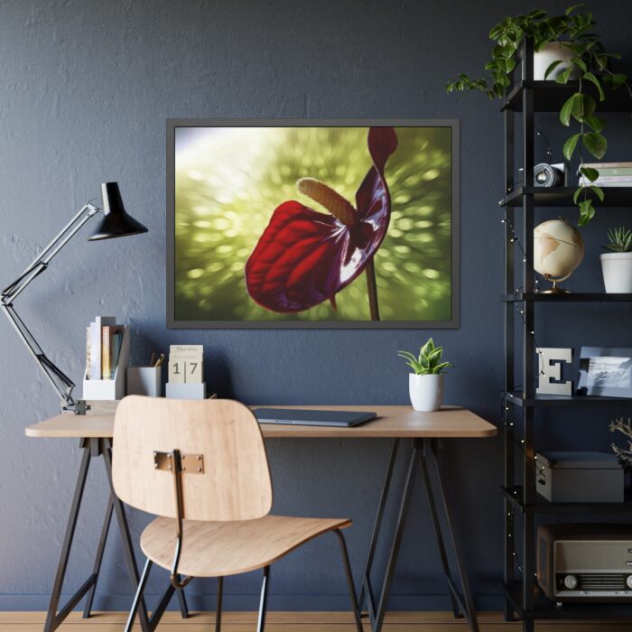 Red Lily Framed Poster - Image 7