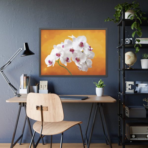 93855-194.jpg Orchid Plant Flower Framed Poster