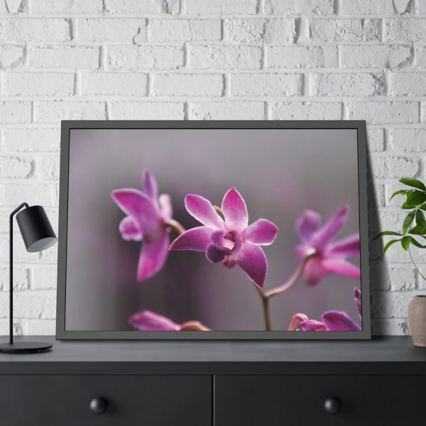 Macro Flower Plant Framed Poster