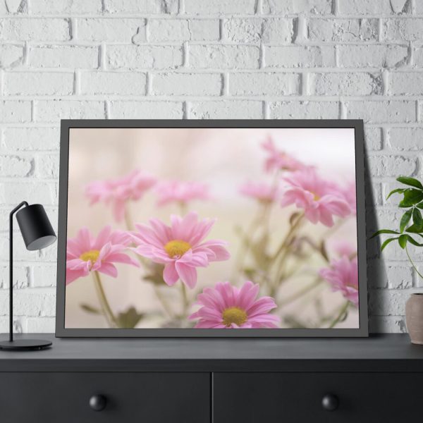 93855-243.jpg Blooming Pink Daisies Framed Poster