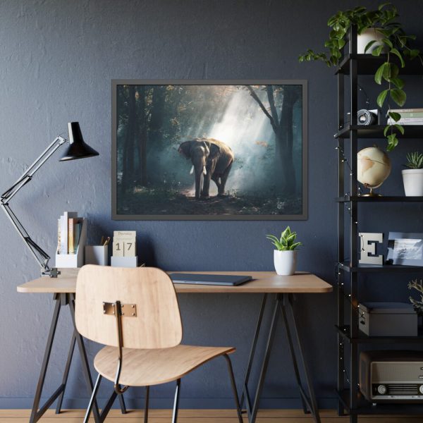 93855-254.jpg Elephant in Nature Framed Poster