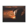 93855-268.jpg Elephant and Yellow Sky Framed Poster