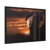 93855-269.jpg Elephant and Yellow Sky Framed Poster