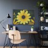 93855-294.jpg Blooming Yellow Petaled Flowers Framed Poster