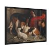 A Couple of Foxhounds with a Terrier by William Barraud Framed Poster