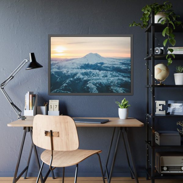 93855-378.jpg Mount Rainier Framed Poster