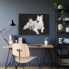 93855-38.jpg White Swiss Shepherds Framed Poster