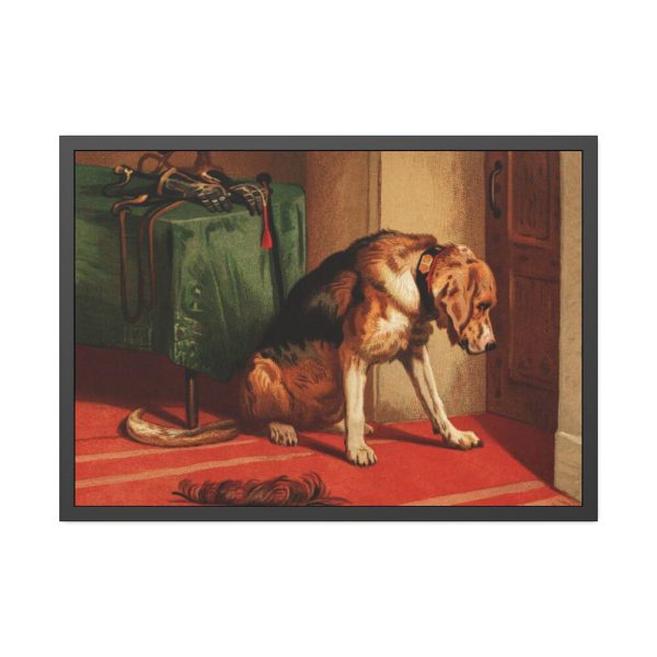 Suspense by Edwin Landseer Framed Poster