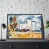 93855-411.jpg Grain Elevator, Kansas by Robert Johnson Framed Poster