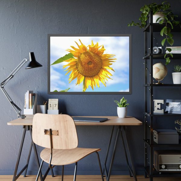 93855-426.jpg Farming Yellow Flowers Framed Poster