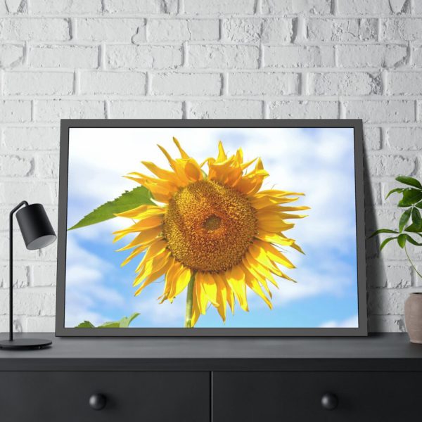 93855-427.jpg Farming Yellow Flowers Framed Poster