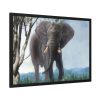 93855-453.jpg Art Painting Elephant Nature Framed Poster