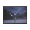 93855-468.jpg Person Facing Towards Snow Mountains Framed Poster