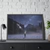 93855-471.jpg Person Facing Towards Snow Mountains Framed Poster