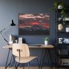 93855-478.jpg Mountain Under Cloudy Skies at Daytime Framed Poster