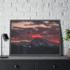 93855-479.jpg Mountain Under Cloudy Skies at Daytime Framed Poster