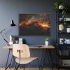 93855-518.jpg Mountain and Colors in the Sky Framed Poster