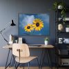 93855-526.jpg Blue Sky and Sunflower Framed Poster