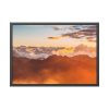 93855-528.jpg Clouds Envelope a Mountain Range During Sunset Framed Poser