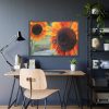 93855-546.jpg Colorful Orange Sunflower Framed Poster