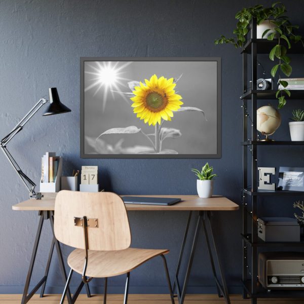 93855-550.jpg Beauty Sunflower Framed Poster