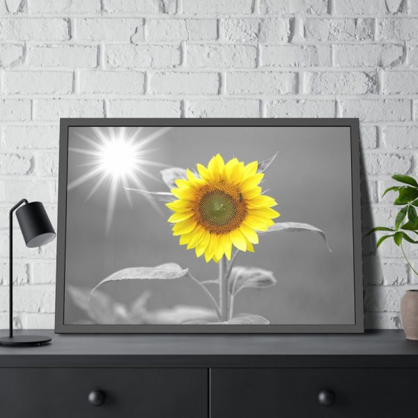93855-551.jpg Beauty Sunflower Framed Poster