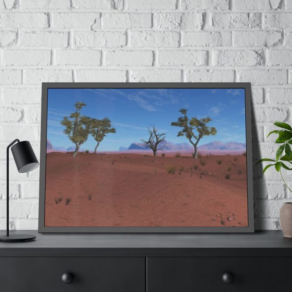 Desert in Africa Framed Poster